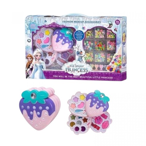 Косметика тени, глитера, помады, лак, бусины, в коробке