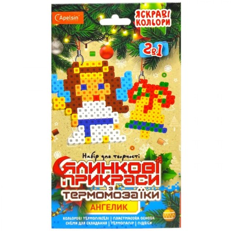 Ялинкові прикраси з термомозаїки (АНГЕЛИК)