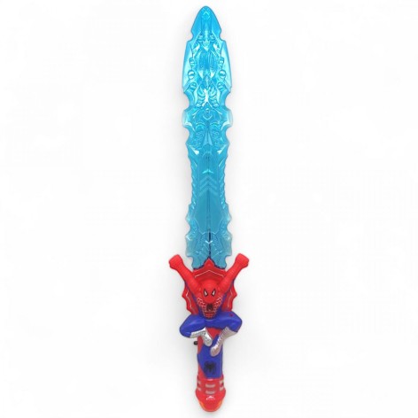 Меч со светом "Человек паук" (голубой)