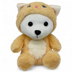 Мишка в капюшоне; кот, 22 см, (по стандарту – 32 см)