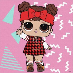 Картина по номерам "L.O.L. Surprise! Winter chill. 12" 25х25 см