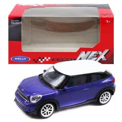Машина металл 1:43 MINI COOPER PACEMAN синяя