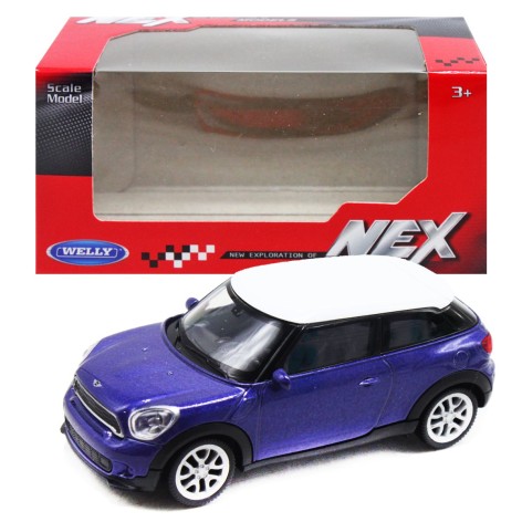 Машина металл 1:43 MINI COOPER PACEMAN синяя