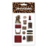 3D стікери "Leopard mood" Набір 8 стікерів