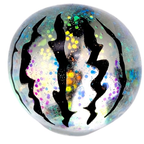 АНТИСТРЕСС ЖВАЧКА-ТЯГУЧКА АРБУЗ 5 СМ. (ГОЛУБОЙ)