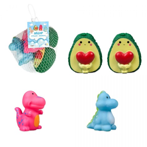 Набор игрушек-пищалок "Маленькие друзья"