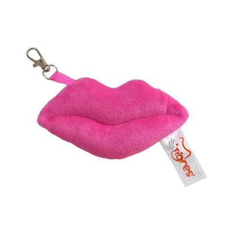 Брелок "Губы" розовые, 12 см