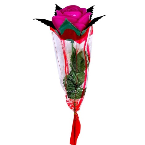 Светяшка "Роза" 40 см (РОЗОВАЯ)