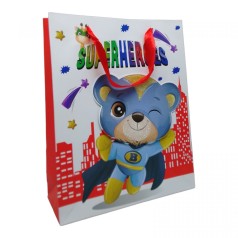 Пакет подарочный Медведь 32 x 10 x 26 см