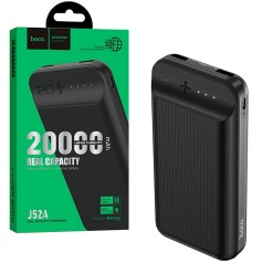 УМБ Power Bank Hoco J52A 20000mAh 2USB 2A Led индикатор чорний