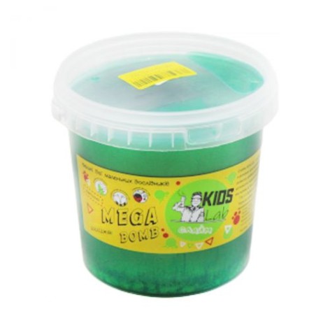 Слайм "Kids Lab: Mega Bomb №13", 1 кг (зелений)