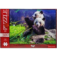 Пазл 380 ел "Funny pandas"