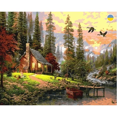 Картина за номерами "Будинок мрії" 40x50 см