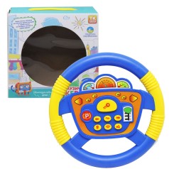 Интерактивная игрушка "Музыкальный руль" (синий)