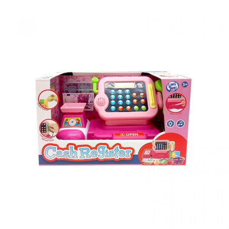 Кассовый аппарат с набором (батар.муз.мир.кор.33*16*20)