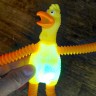 Игрушка присоски - пружинки "Птичка" Желтый