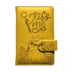 Блокнот,Кожзам,А6, 64листы (ЖАБКА)