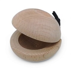 Кастаньета деревянная "Лягушка" неокрашенная