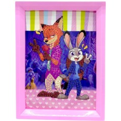 Алмазная мозаика "Зверополис  / Zootropolis" (Розовый)