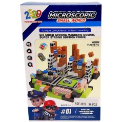 Магнитный конструктор "Small World", 54 дет