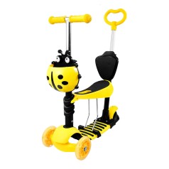 Самокат детский "ScooTer" 5 в 1 (желтый)
