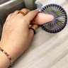 Вентилятор ручной (высота - 19 см), белый