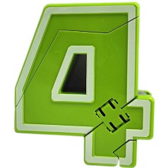 Іграшка трансформер "Цифра 4", 9 см