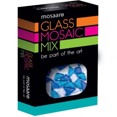 Creativity kit "Mosaic mix: blue, white, glitter blue"  MA5001