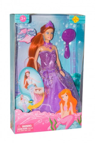 Кукла "Defa: принцесса русалка" (в фиолетовом)