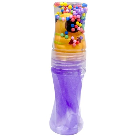 Слаймы капибары с глитером 19 см (ФИОЛЕТОВЫЙ)