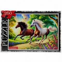 ПАЗЛЫ 260 ЭЛЕМЕНТОВ "КОНИ"