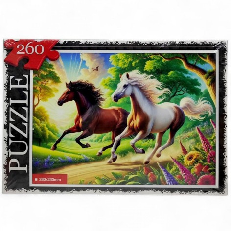 ПАЗЛЫ 260 ЭЛЕМЕНТОВ "КОНИ"