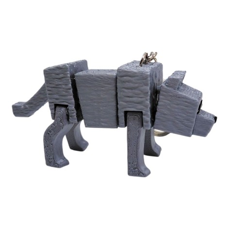 Брелок 3d печать "Minecraft: Волк"