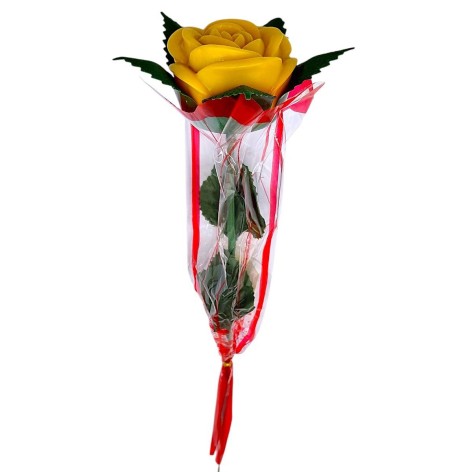 Светяшка "Роза" 40 см (ЖЕЛТАЯ)