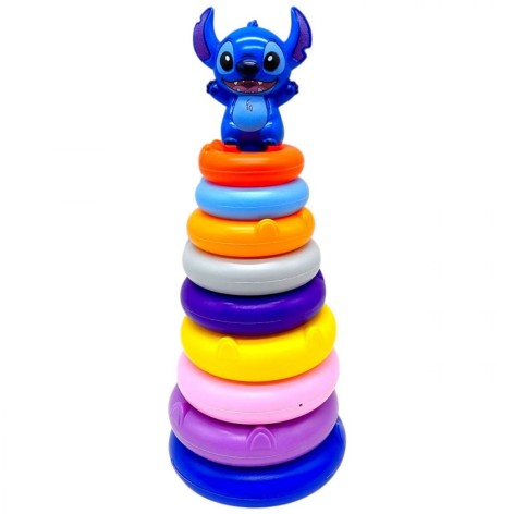 ПИРАМЕДКАЯ ВЫСОТА 32 СМ, ФИГУРКА ГЕРОЯ, СТИКЕРЫ, 9 КОЛЕЦ РАЗНОГО ДИАМЕТРА, В СЕТИ