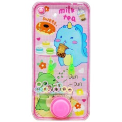 Водная игра в колечки "Динозаврики", розовый