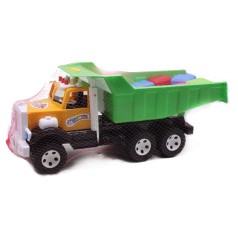 Машинка Фарго, с кубиками жовта+зелена