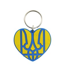 Брелок "Сердце с гербом", 12 штук