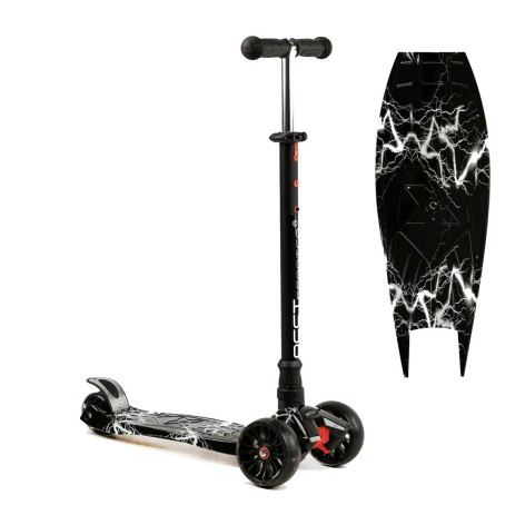 Самокат триколісний “Best Scooter”, черно-белый