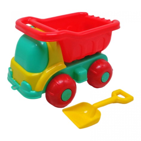 Машинка пластиковая Шмелек бірюзовий+червоний