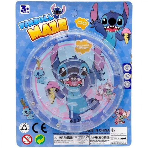 Гра лабіринт на дві кульки Вухань 11 см ((STITCH / СТИЧ)