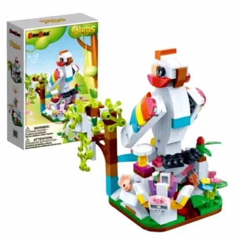 Конструктор "Птички" (253 эл) 2в1: Попугай/Единорог