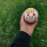 Мяч фомовый Единорог 9 см розовый