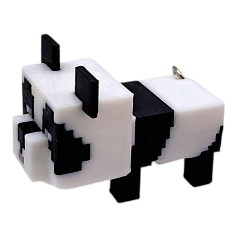 3D Брелоки "MINECRAFT PANDA / Майнкрафт ПАНДОЧКА", Keychain, 3D печать
