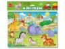 Гра розвиваюча Vladi Toys мʼякі пазли А4 Малюк зможе "Зоопарк"