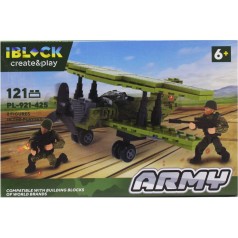 Конструктор "Army: Военный Самолет", 121 дет.