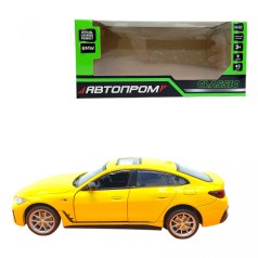 АВТОПРОМ 1:34 BMW i4 M50 (ЖЕЛТАЯ)