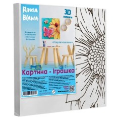 Набір для творчості: Розвиваюча розмальовка з гіпсовими фігурками "Яскраві комашки" 25x25 см
