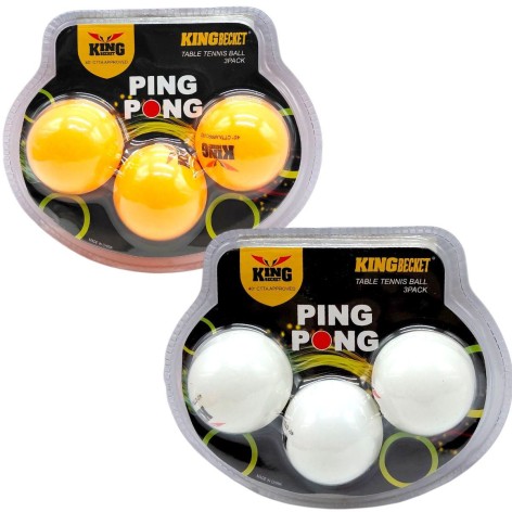 Мячики теннисные (для пин понга) 3 шт, микс