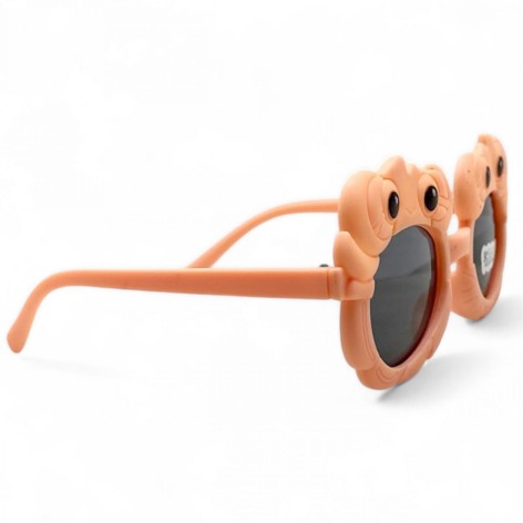 Очки детские (солнцезащитные) "Краб" персиковый